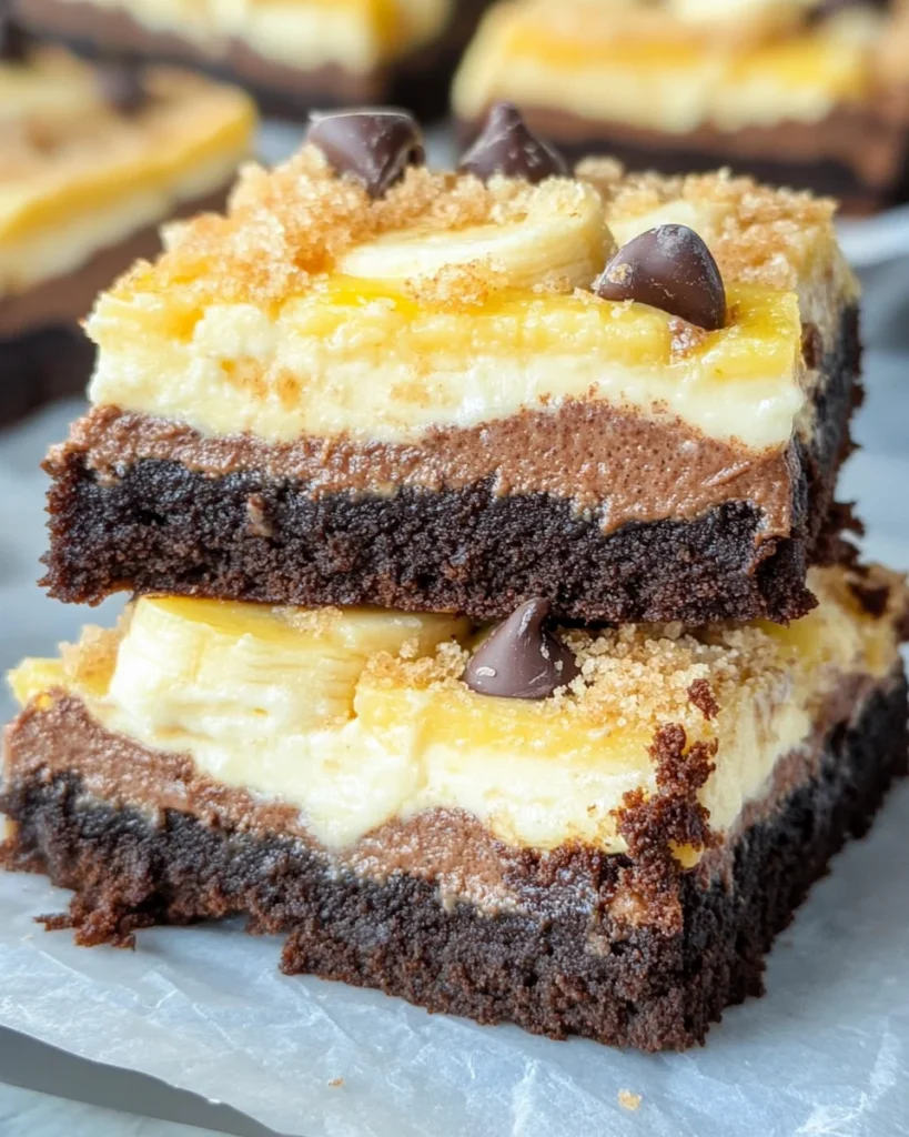 Banana Pudding Brownies