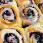 Blueberry Lemon Sourdough Sweet Rolls