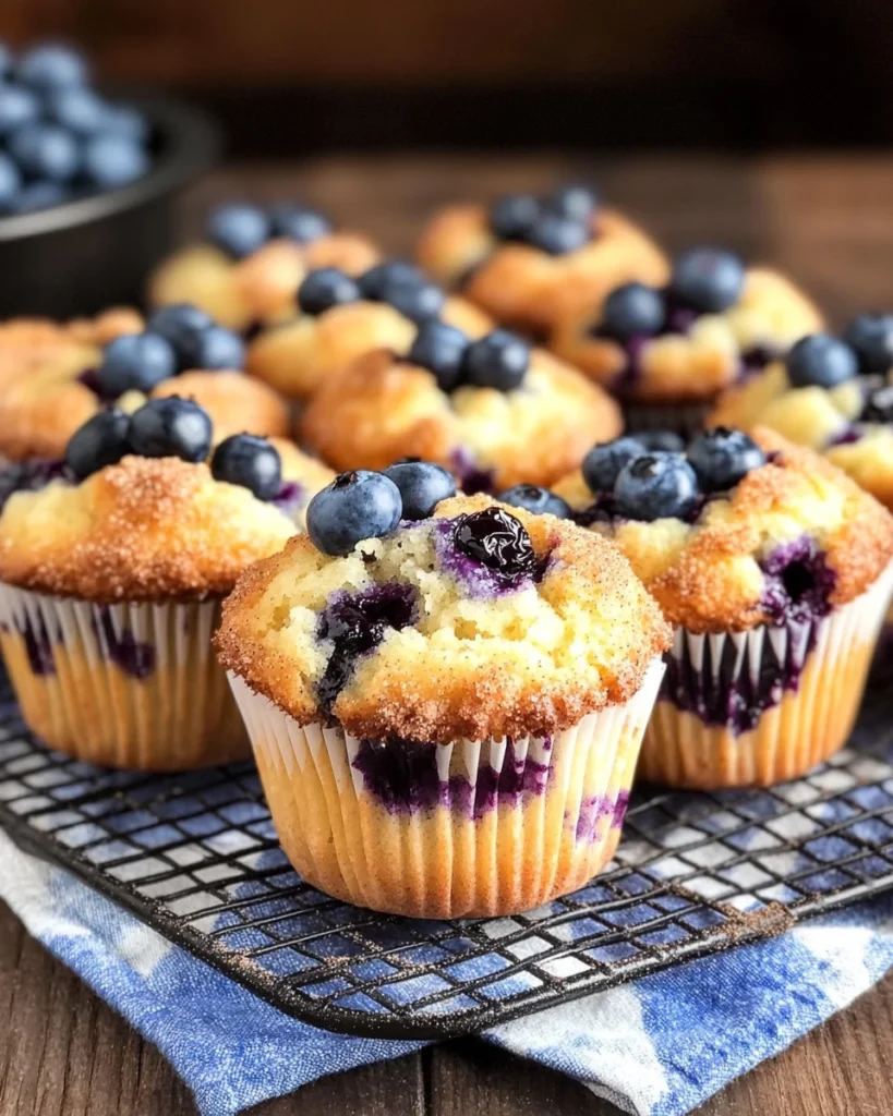 Blueberry Monkey Bread Muffins