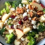 Broccoli Apple Quinoa Salad