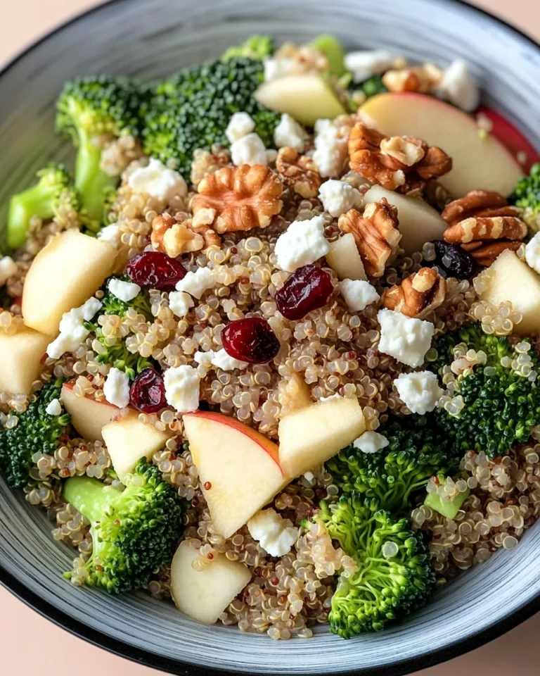 Broccoli Apple Quinoa Salad