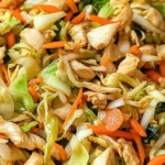 Cabbage Stir Fry with Chicken