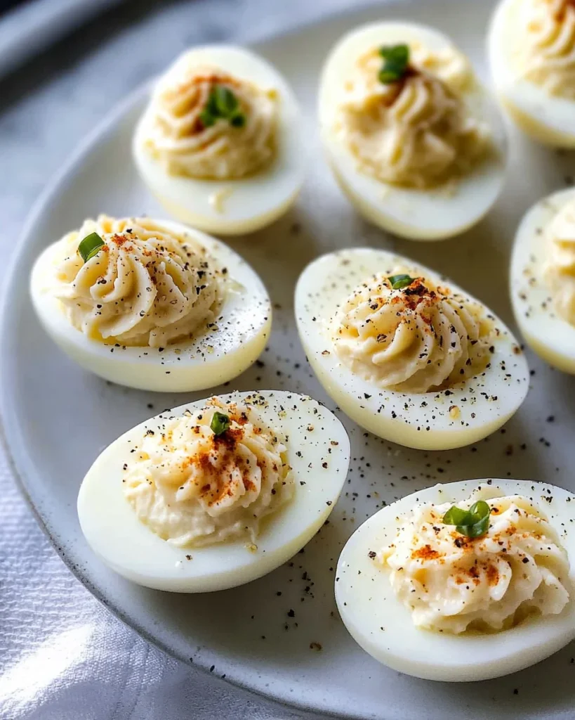 Caesar Deviled Eggs