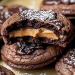Chocolate Peanut Butter Filled Cookies