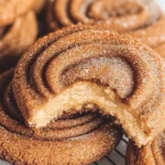 Churro Crinkle Cookies with Cinnamon Sugar