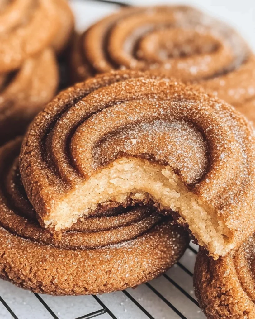 Churro Crinkle Cookies with Cinnamon Sugar