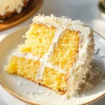 Coconut Cake with Pineapple Filling