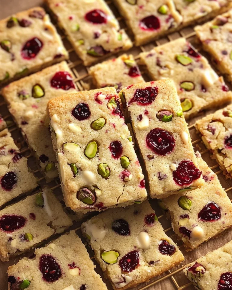 Cranberry Pistachio Shortbread Cookies: The Holiday Cookie That Actually Looks Fancy
