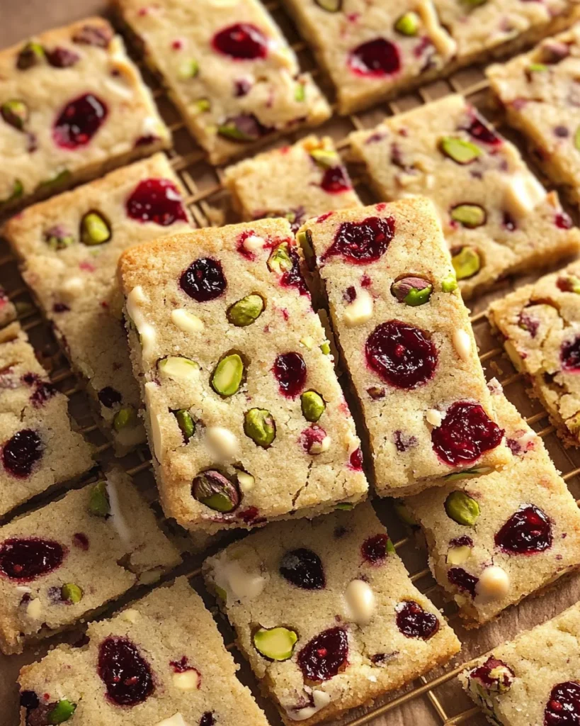 Cranberry Pistachio Shortbread Cookies: The Holiday Cookie That Actually Looks Fancy