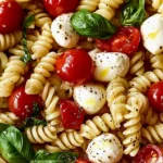Creamy Caprese Pasta Salad