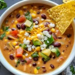 Creamy Vegetarian Tortilla Soup (Easy & Hearty)