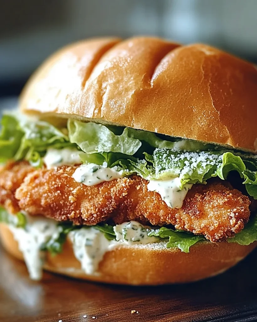 Crispy Chicken Caesar Sandwich: The Ultimate Recipe & Guide