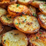 Crispy Sliced Potatoes - Easy Oven Baked Recipe