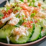 Cucumber Salad with Crab Meat Delight