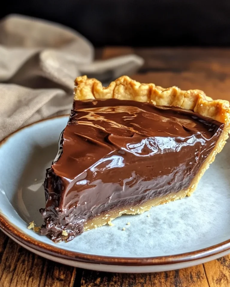 Decadent Hot Fudge Pie
