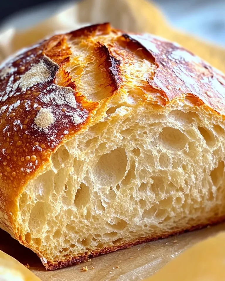 Dutch Oven No Knead Crusty Bread