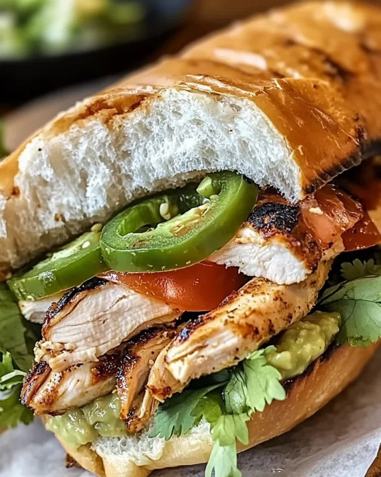Flavor-Packed Chicken Torta Sandwich