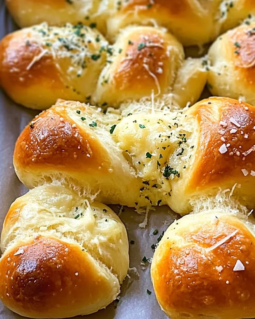 Garlic Parmesan Dinner Rolls Recipe