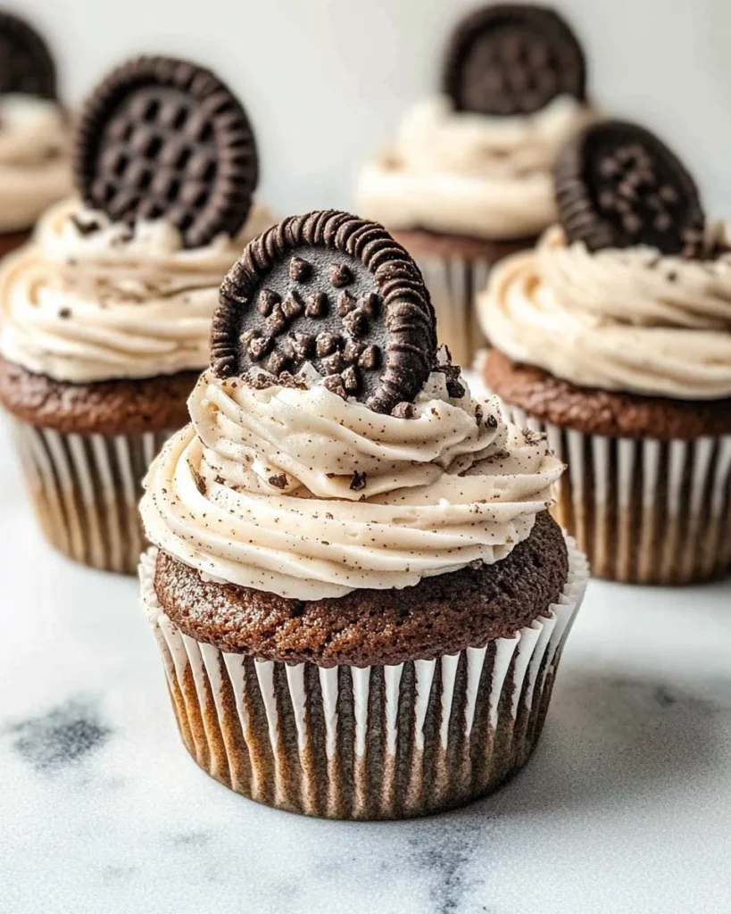 Gluten-Free Cookies & Cream Cupcakes