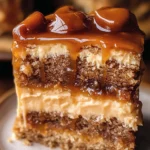 Gooey Coffee Caramel Cake