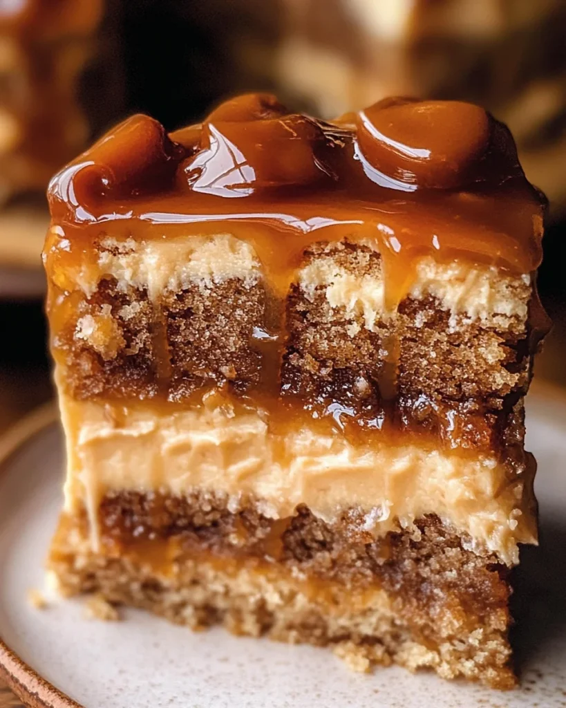 Gooey Coffee Caramel Cake