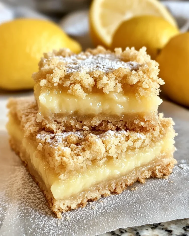 Homemade Lemon Crumb Bars