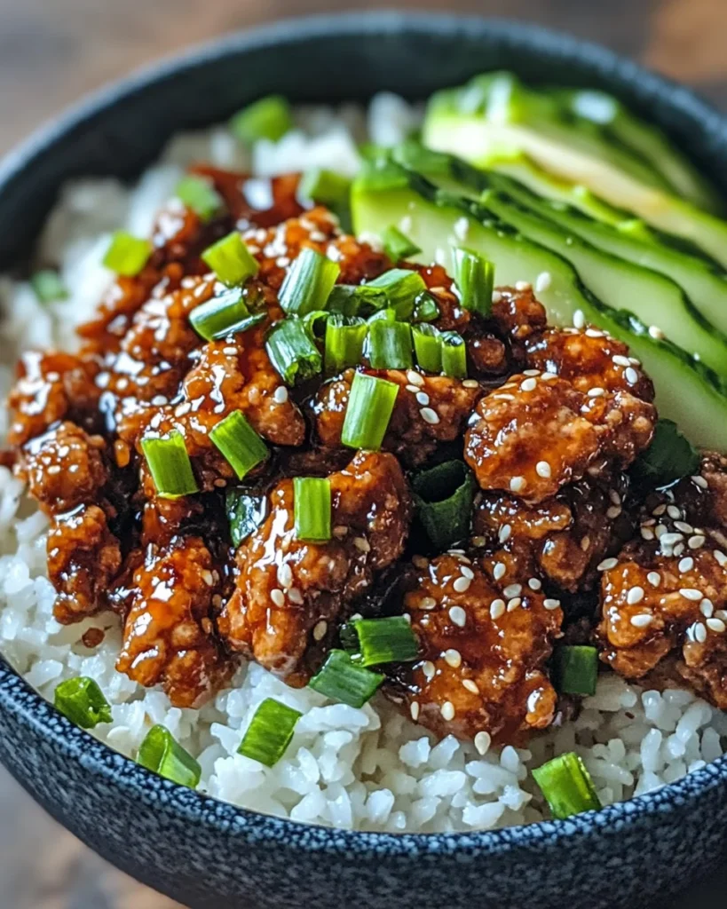 Honey Garlic Ground Turkey Recipe