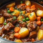 Instant Pot Moroccan Lamb Stew With Potatoes