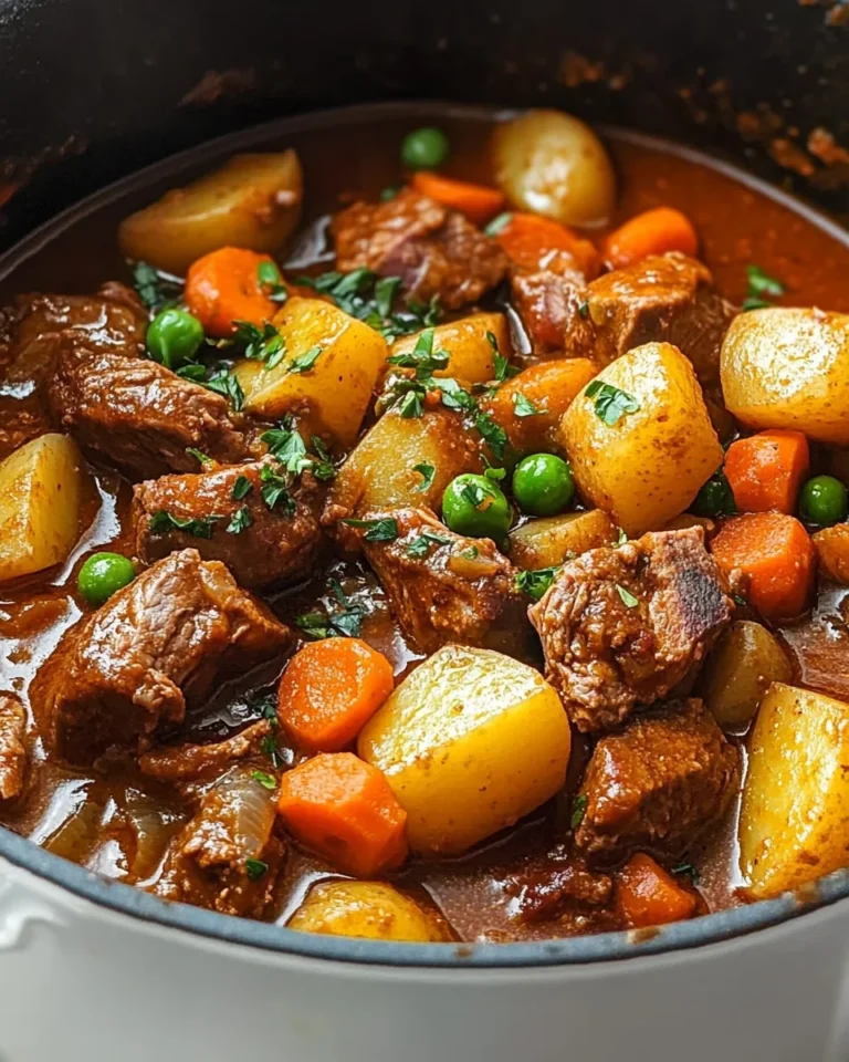 Instant Pot Moroccan Lamb Stew With Potatoes
