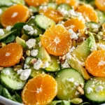 Irish Flag Clementine Cucumber Salad