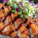 Japanese Katsu Bowls with Tonkatsu Sauce
