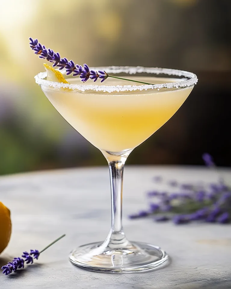 Lavender Lemon Drop Martini