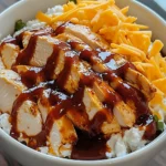 Macro Friendly BBQ Ranch Chicken Bowl with 42g of Protein