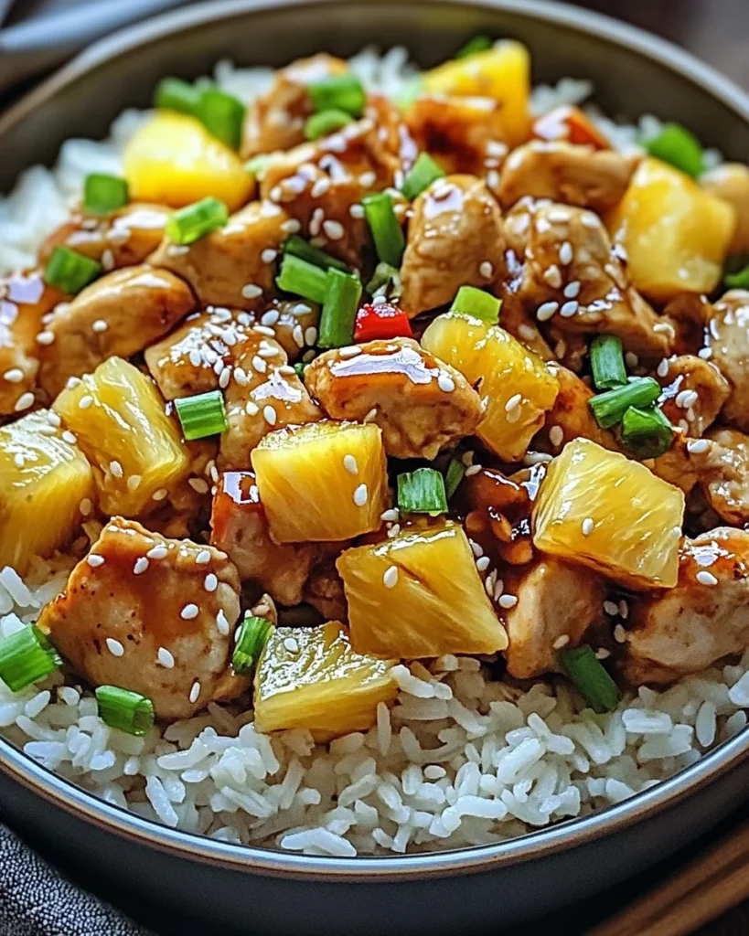 Pineapple Chicken and Rice