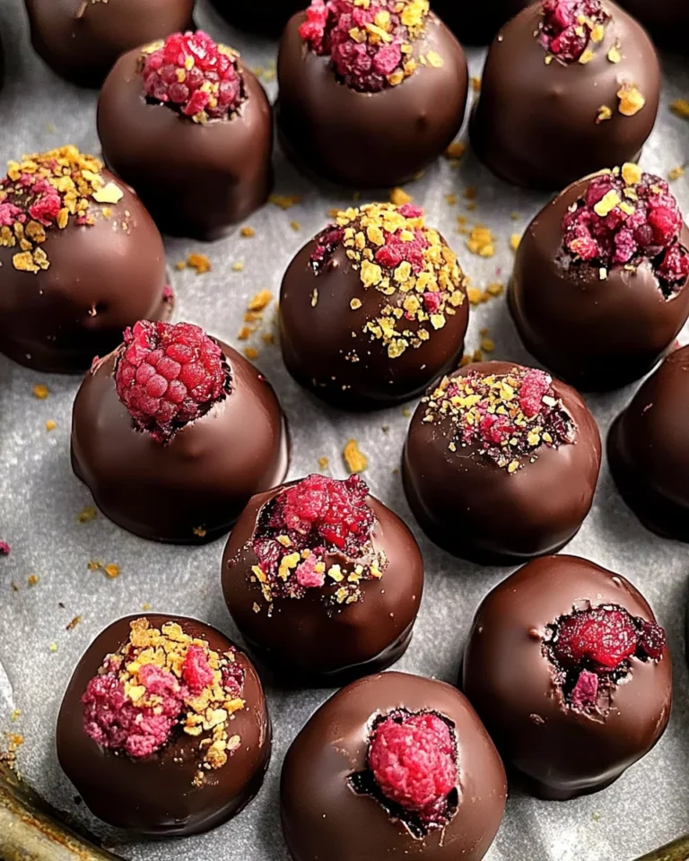 Raspberry Chocolate Truffles