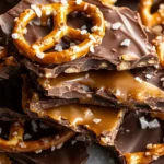 Salted Caramel Pretzel Bark