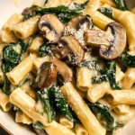 Spinach Mushroom Pasta