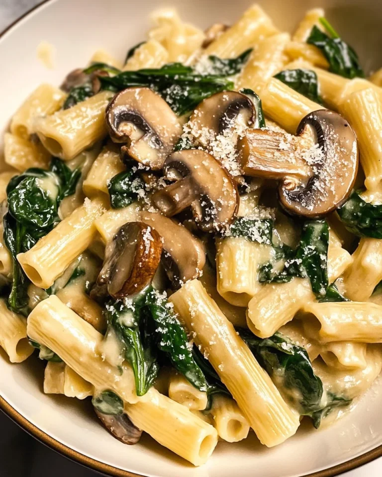 Spinach Mushroom Pasta