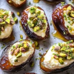 St. Patrick’s Day Treat: Honey Pistachio Ricotta Stuffed Dates