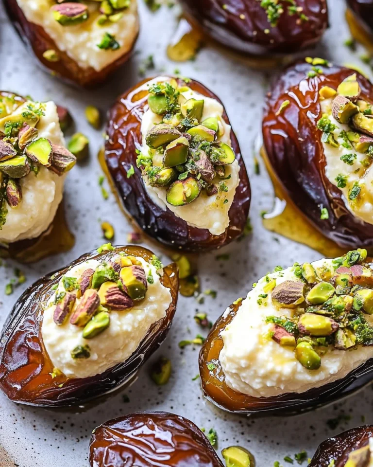 St. Patrick’s Day Treat: Honey Pistachio Ricotta Stuffed Dates