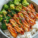 Sticky Chicken Bowls Recipe