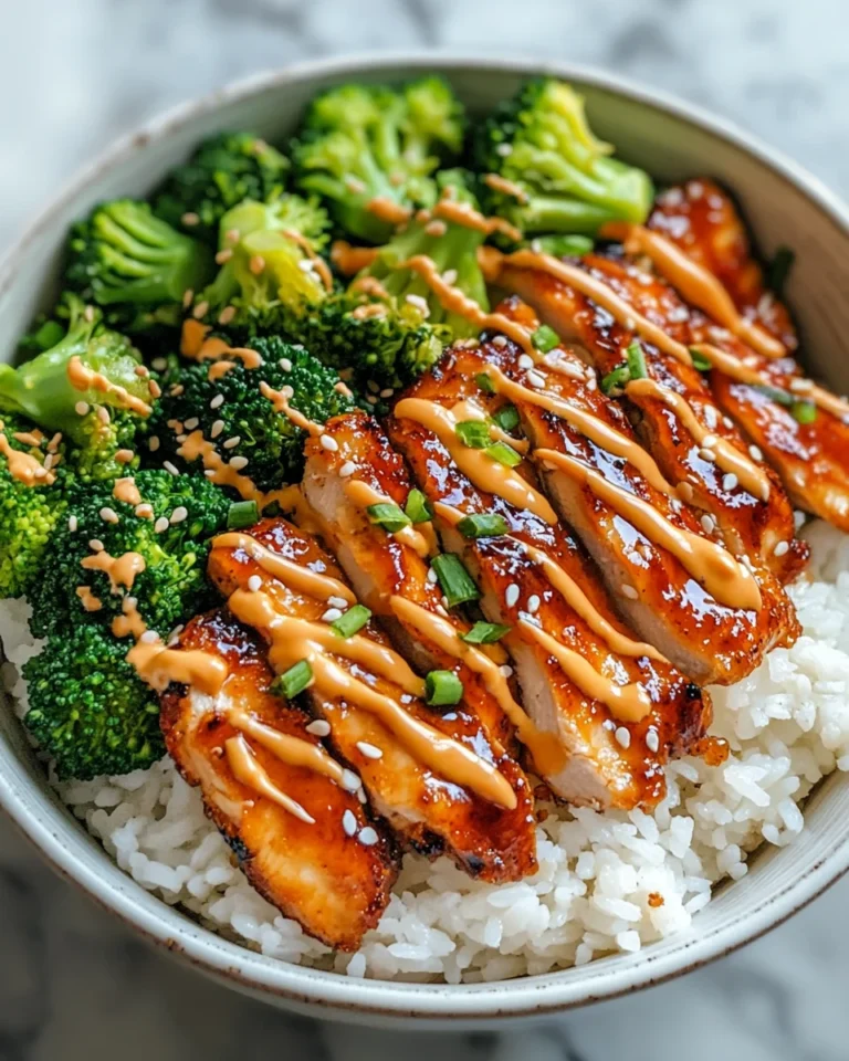 Sticky Chicken Bowls Recipe