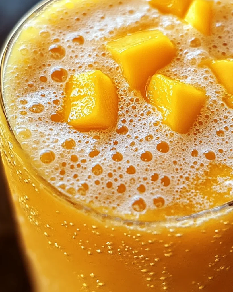 Tropical Mango Coconut Smoothie