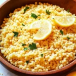 Zesty Lemon Parmesan Couscous