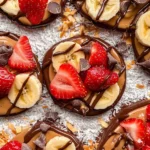 4-ingredient Strawberry Banana Bark