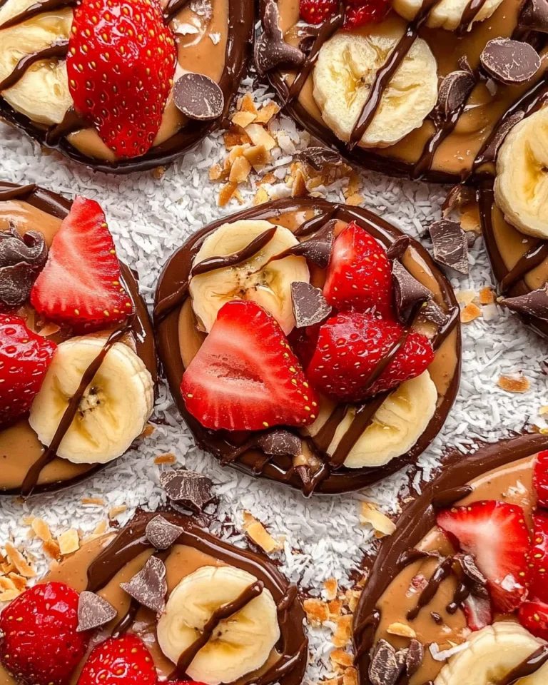 4-ingredient Strawberry Banana Bark