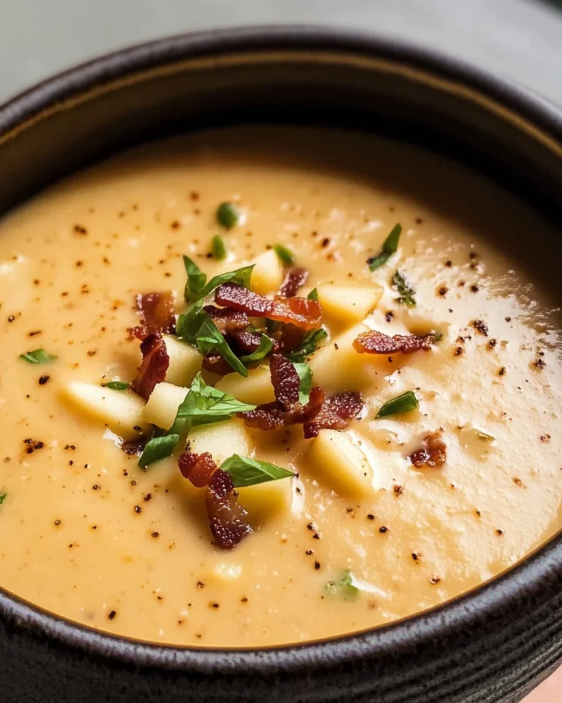 Apple and Cheese Soup