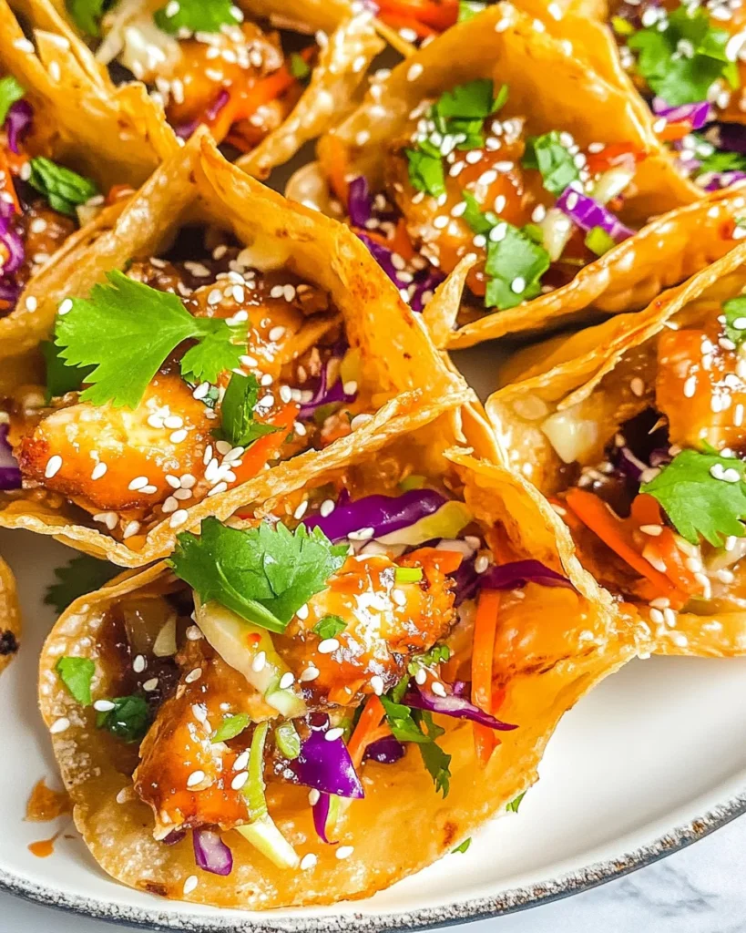 Applebee’s Chicken Wonton Tacos