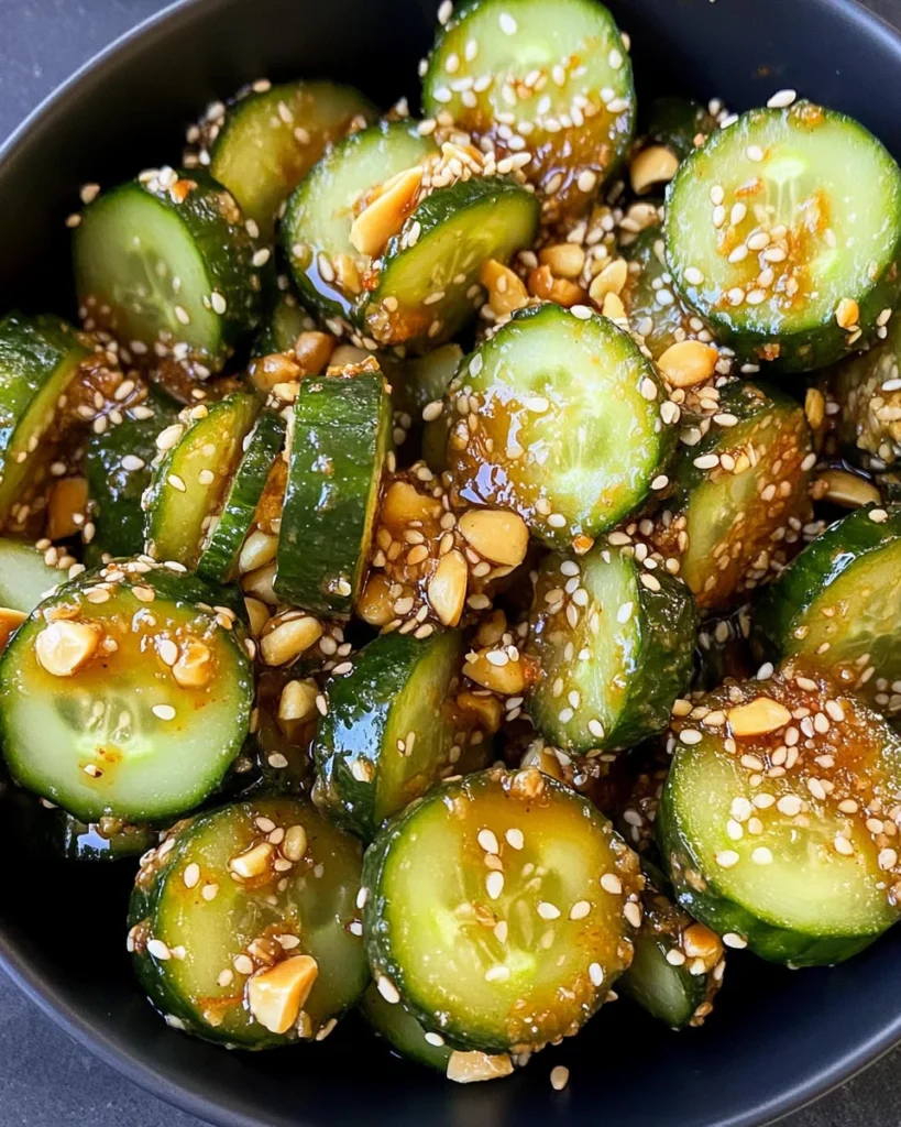 Asian Cucumber Salad (5 Minute)