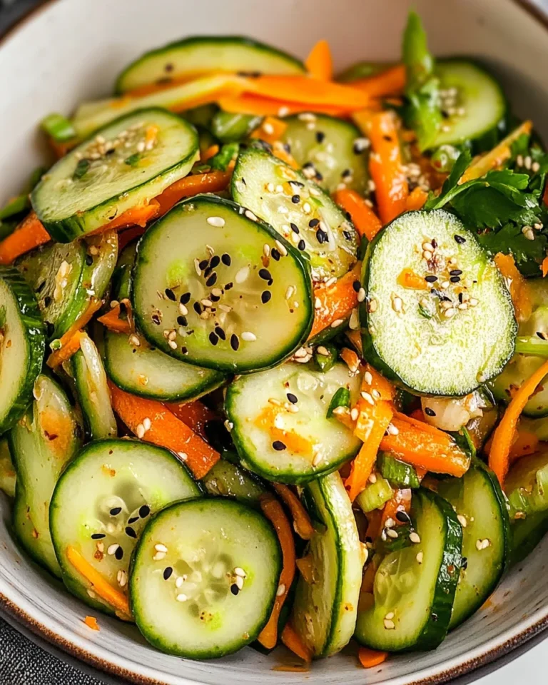 Asian Cucumber Salad (Paleo, Whole30 + Keto)